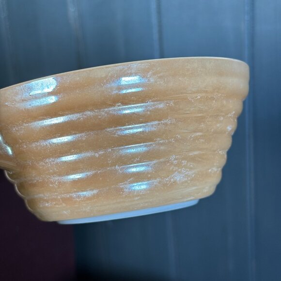 Vintage Anchor Hocking Fire King Peach Lustre Soup Bowls Set of 6 Oven Ware - Picture 10 of 16